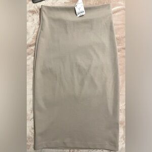 NWT Taupe pencil skirt